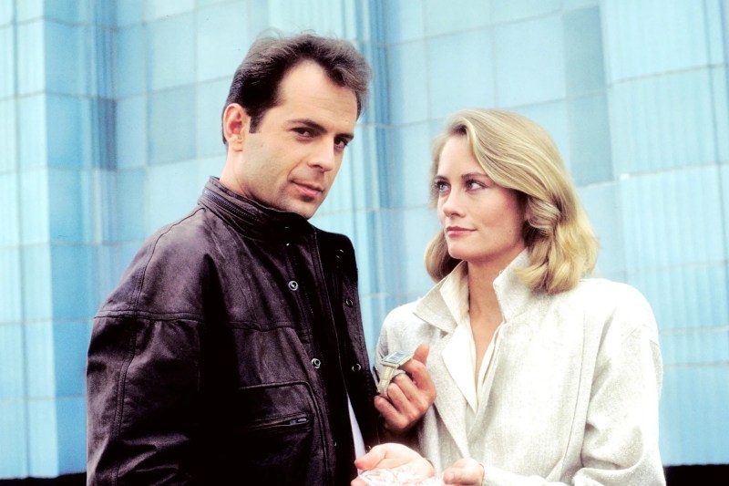 Bruce Willis and Cybil Shepard in Moonlighting