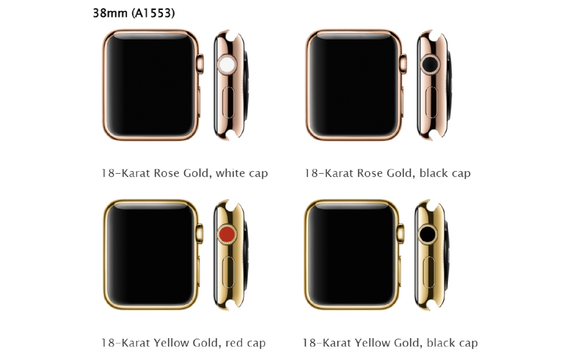 Apple Watch Edition 19k Gold