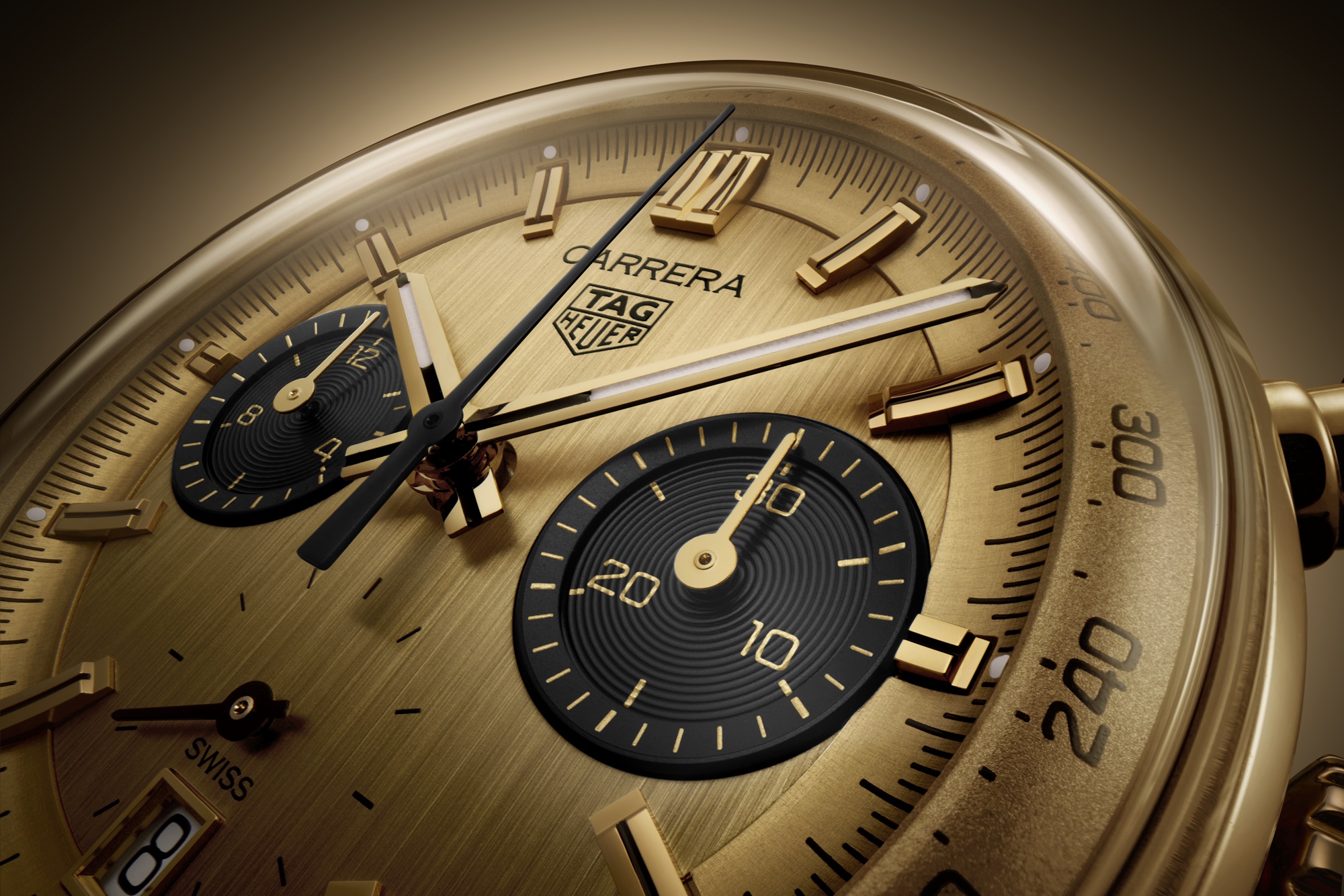 TAG Heuer Carrera gold chronograph