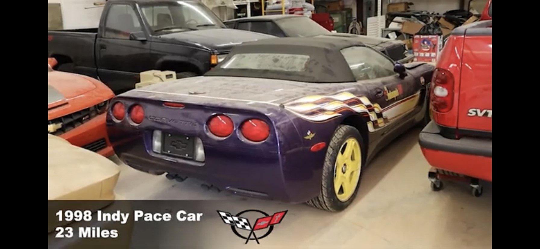 Alabama barn find 1998 Chevrolet Corvette Indy 500 Anniversary Edition