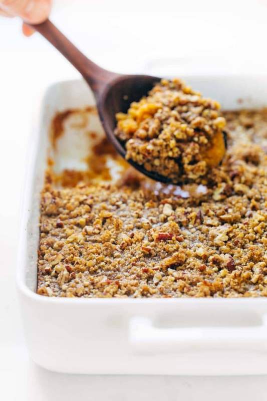 Pinch of Yum sweet potato casserole