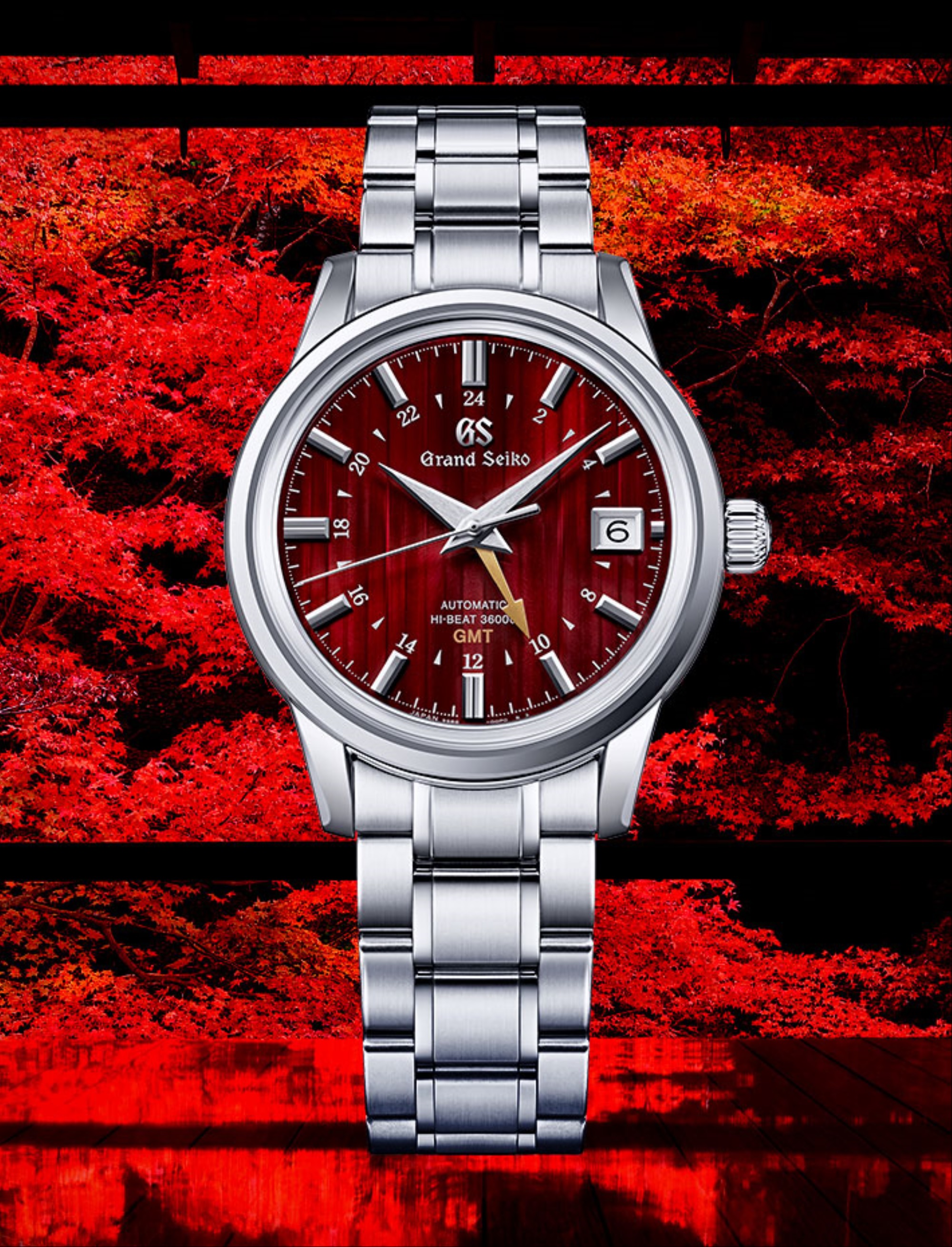 Red Grand Seiko Elegance watch