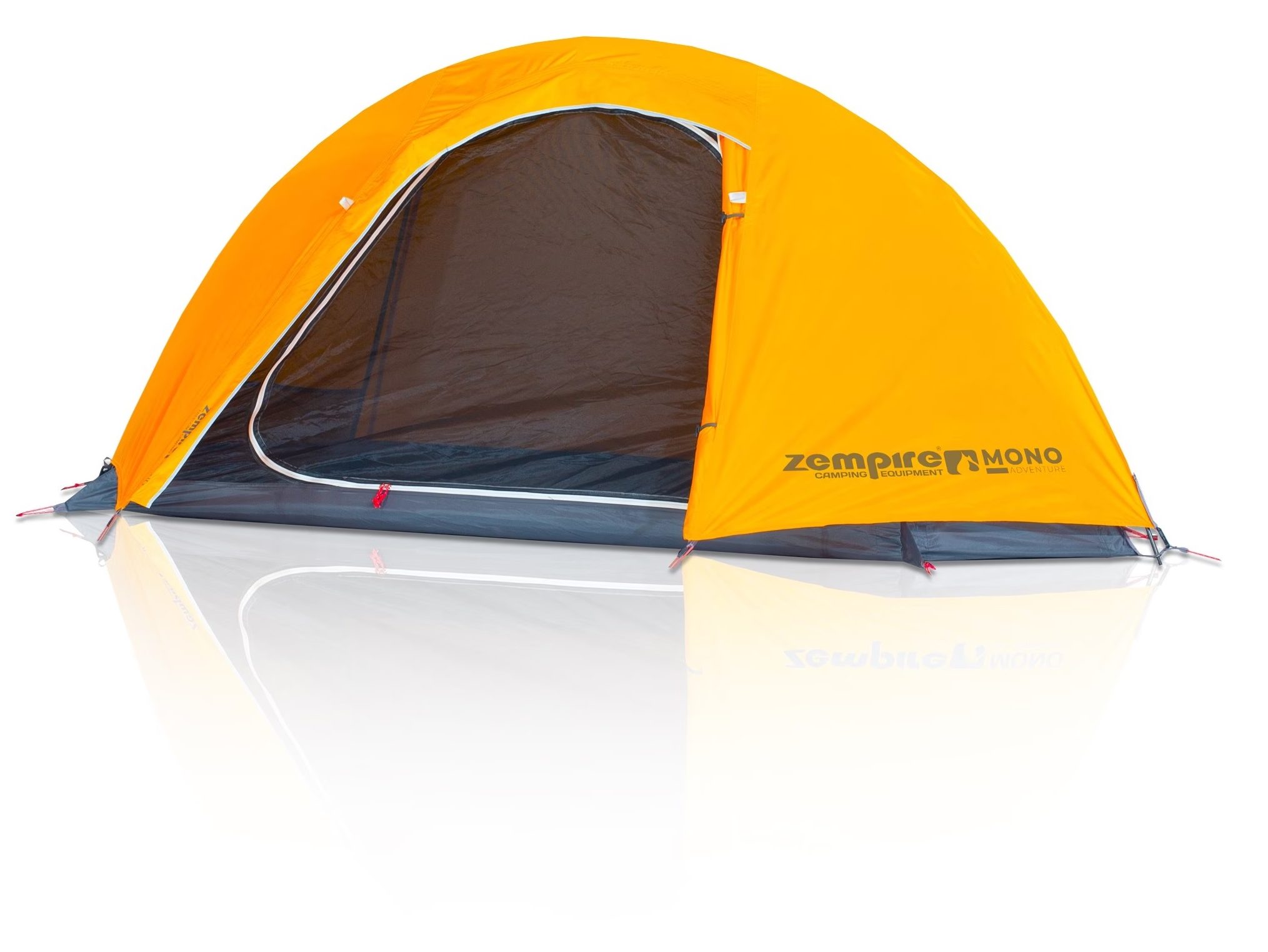 The fully-pitched Zempire Mono 1-Person Tent.
