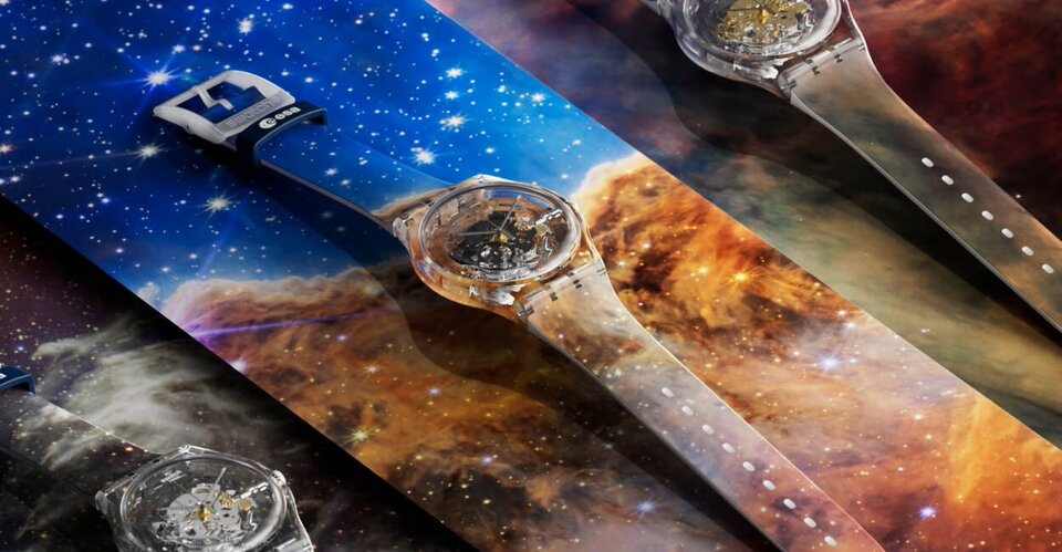 The Swatch watch space release.