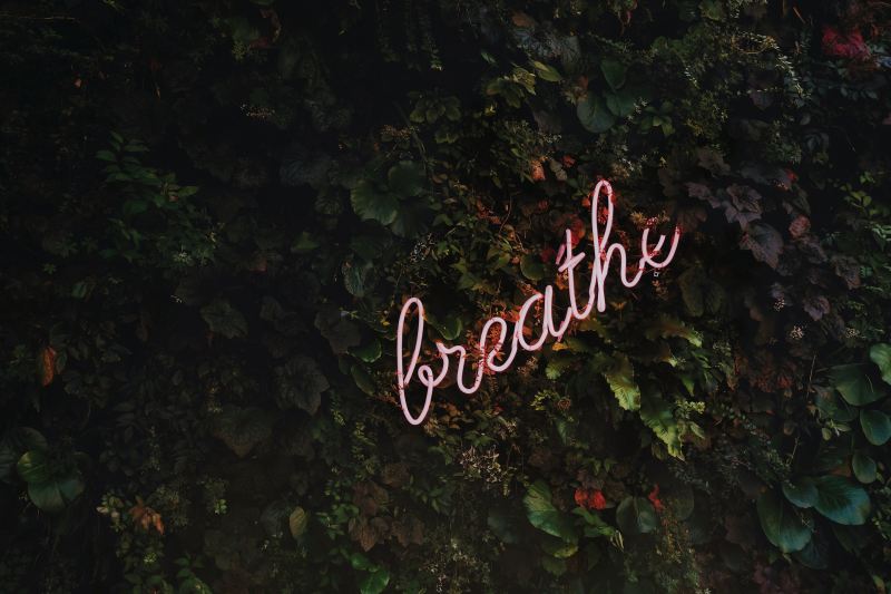 Pink breath message