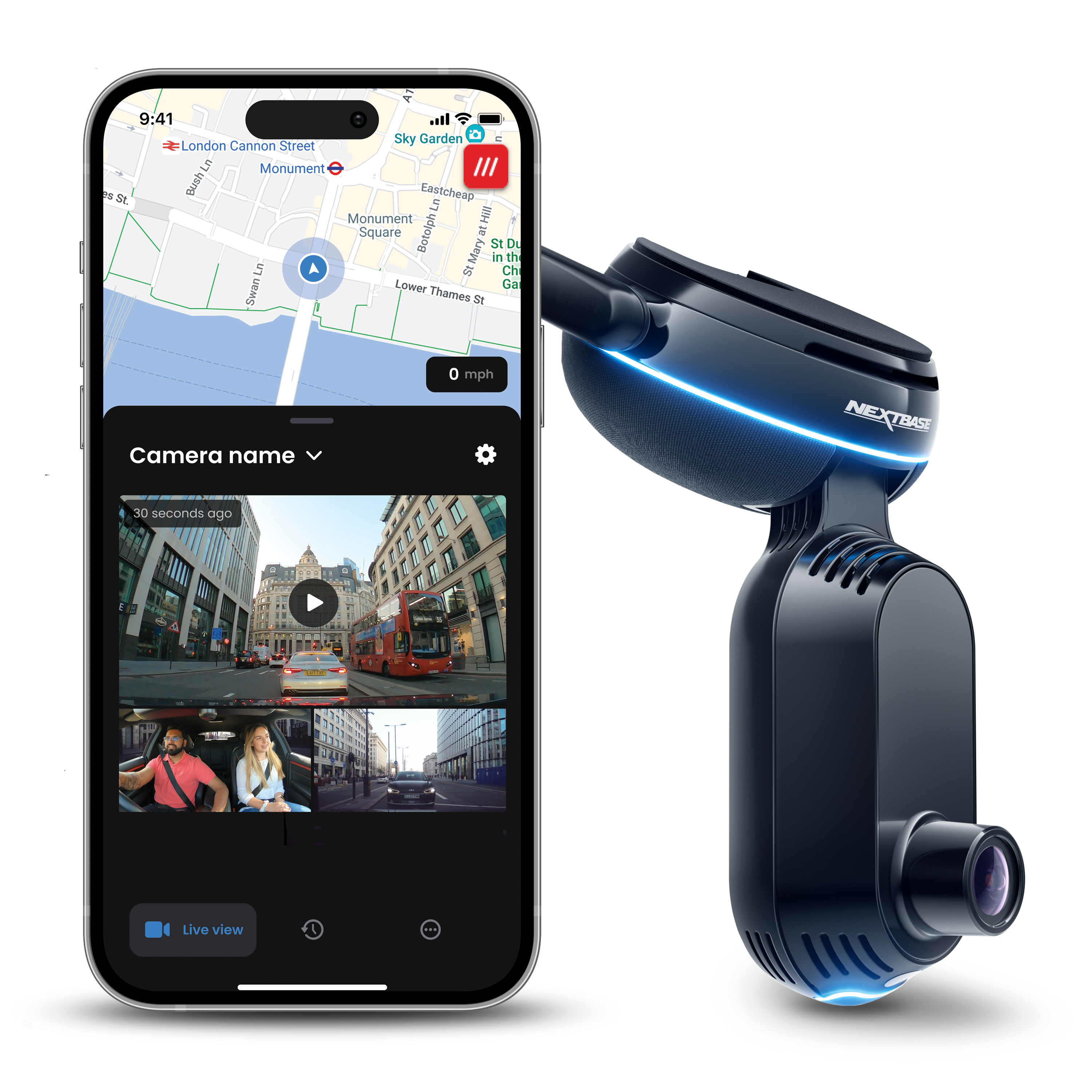 Nextbase Dash Cam with phone