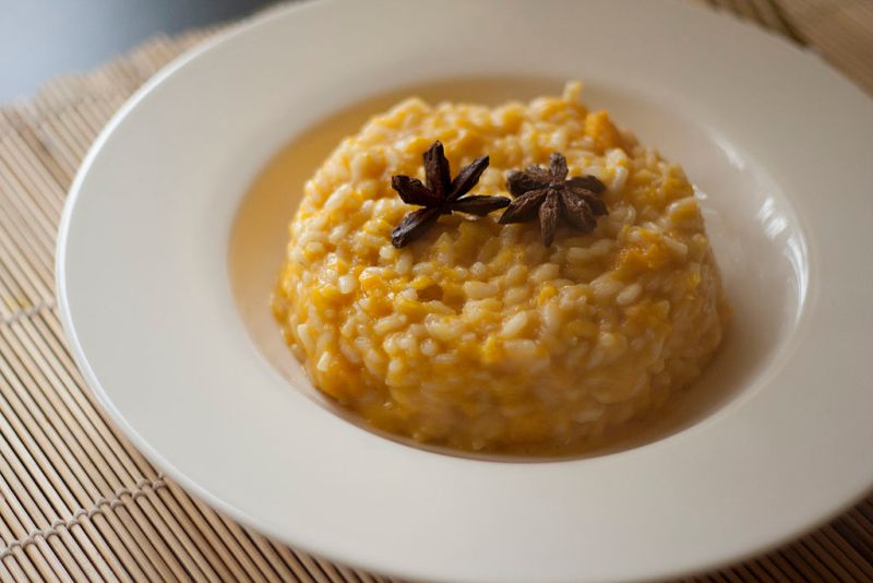 Pumpkin risotto