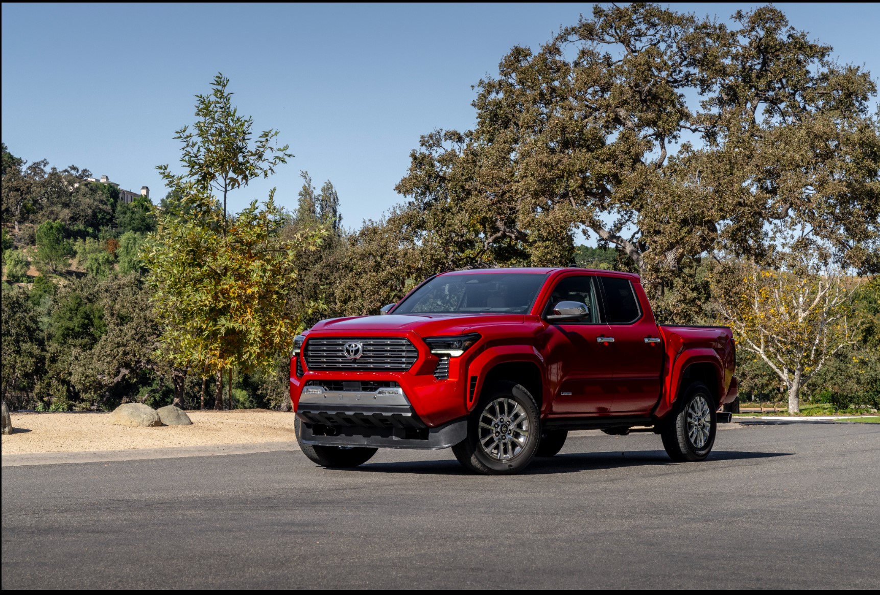 2024 Toyota Tacoma front 3/4