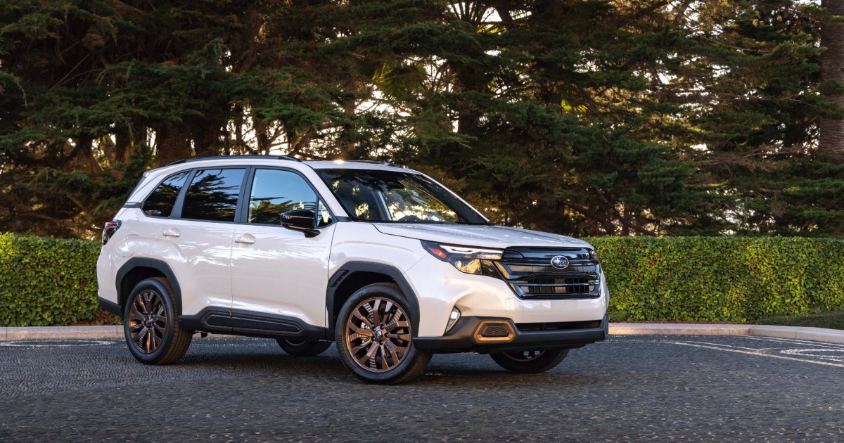 Subaru unveils 2025 Forester SUV with updated design and improved
