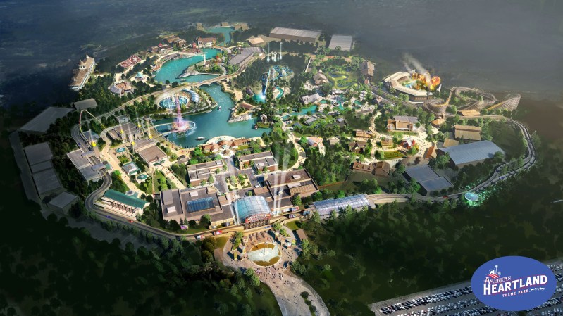 American Heartland Theme Park and Resort aerial