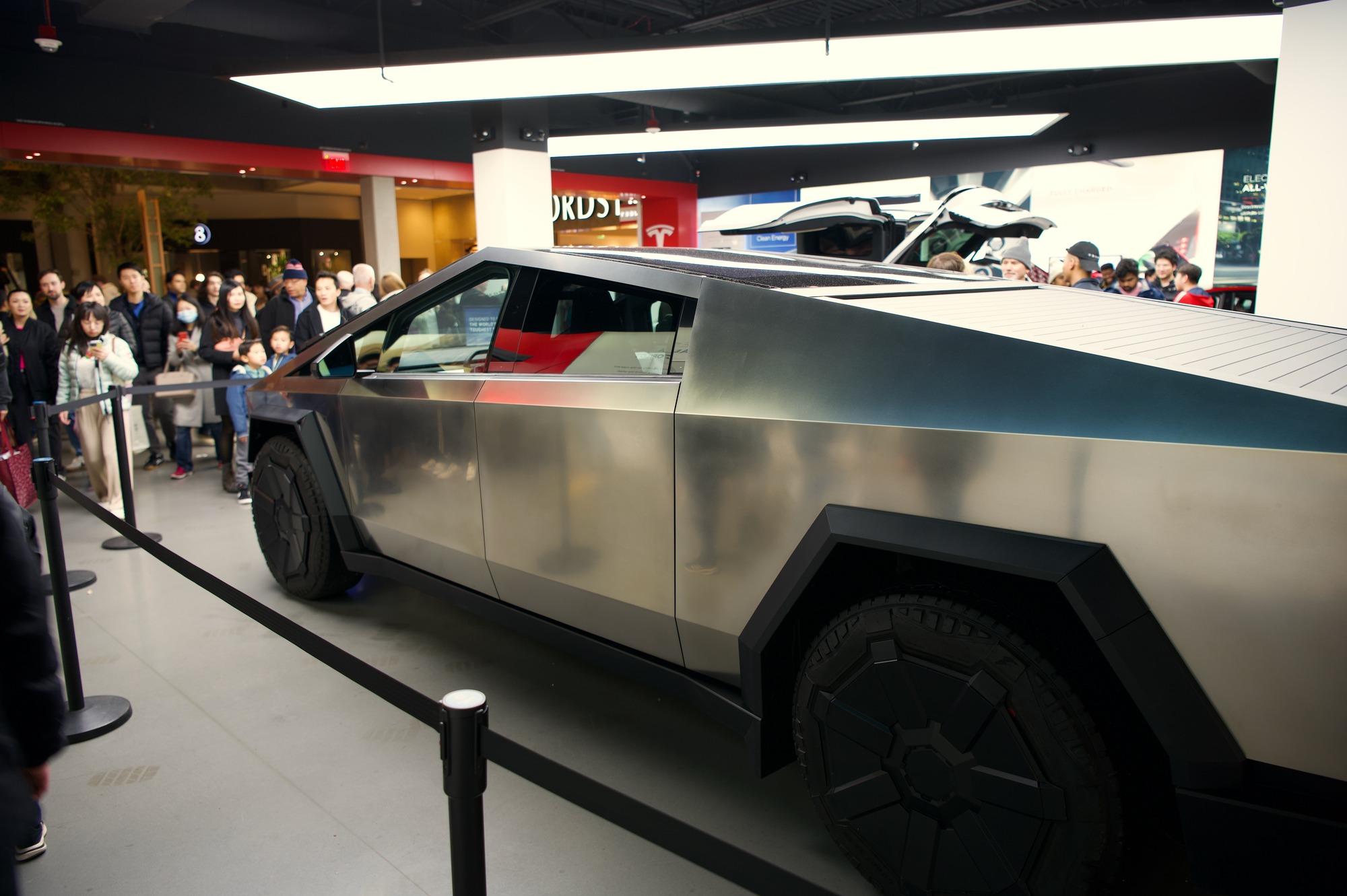 Tesla Cybertruck at the Bellevue, WA location