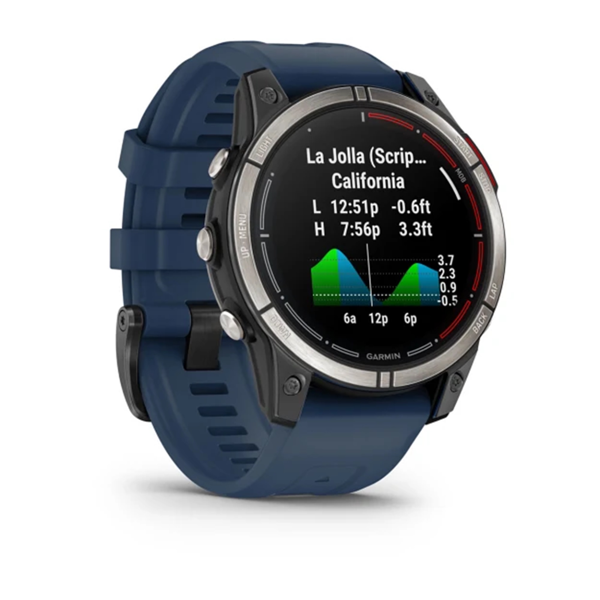 Reloj Garmin Descent correa azul