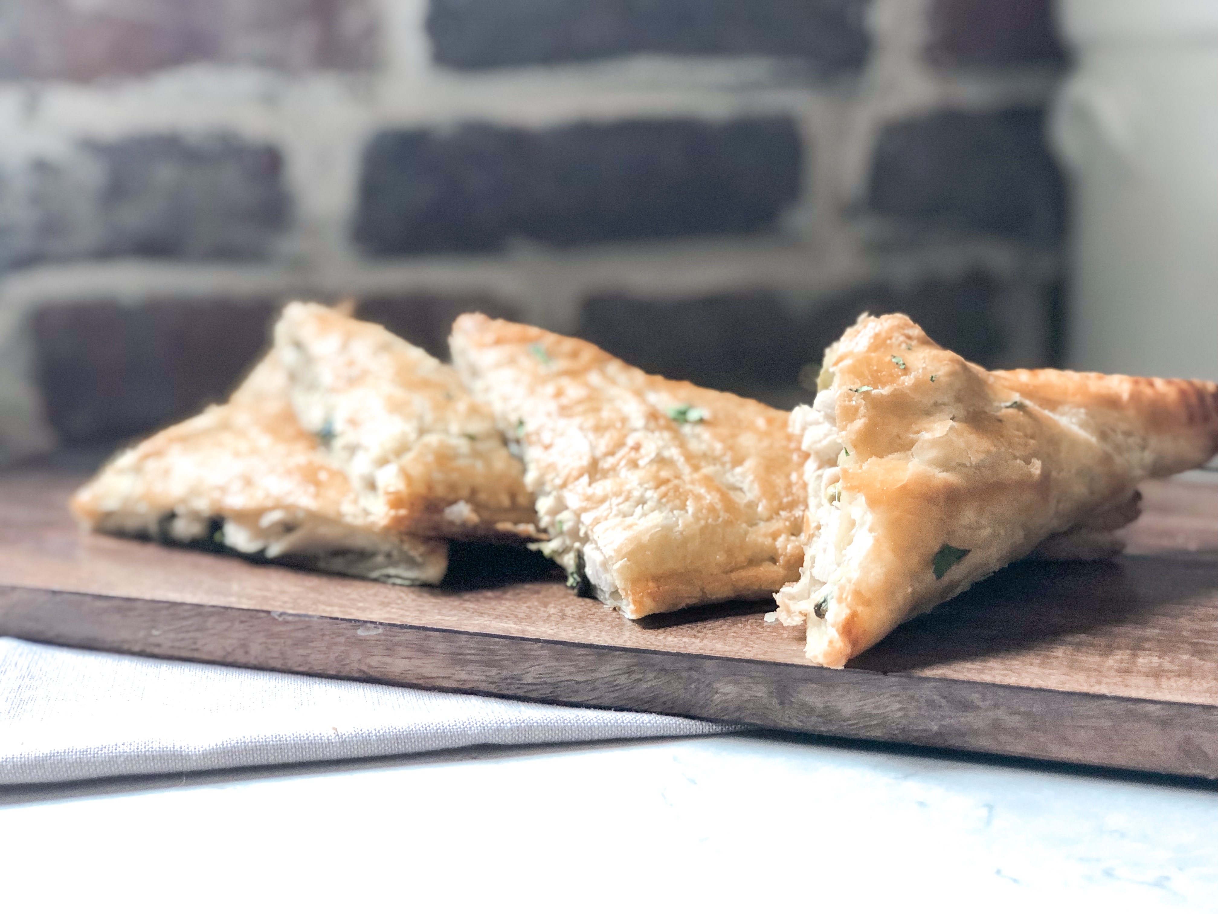 Chicken puff pastries