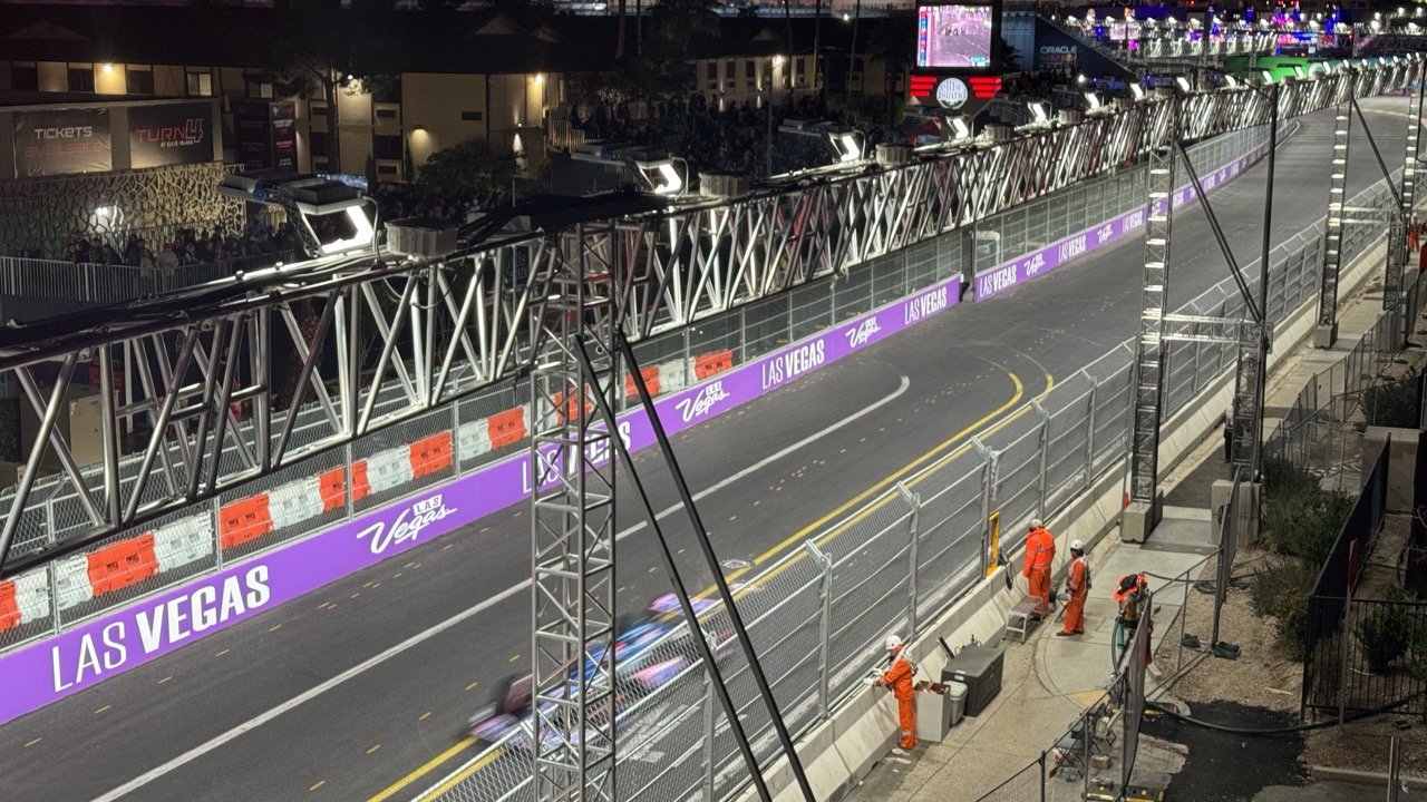 F1 Las Vegas Grand Prix - view from Heineken House