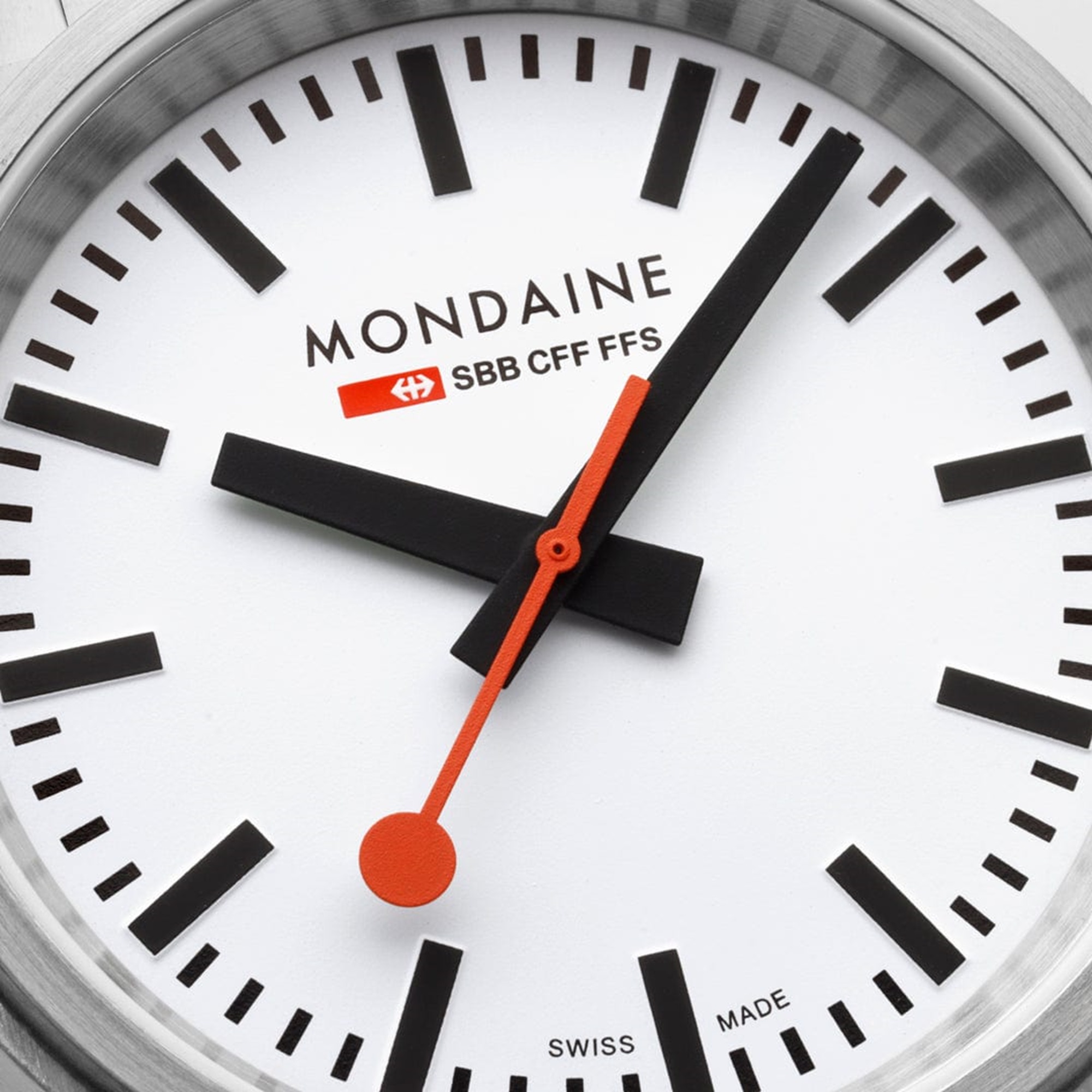 Mondaine stop2go watch face