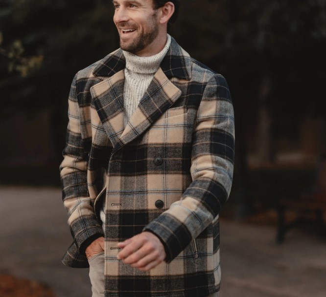 Man wearing The Normal Brand Lan Jacket