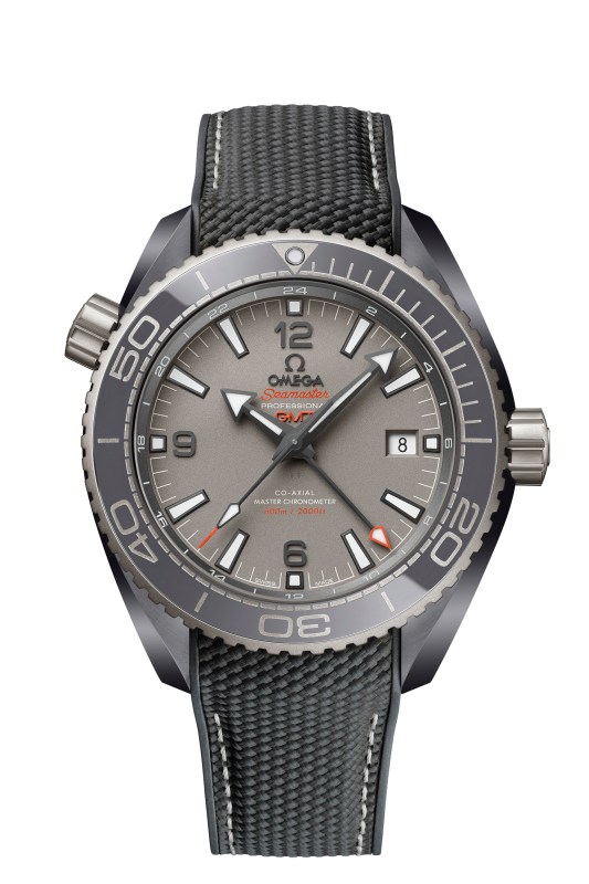 Omega Seamaster ocean planet dark gray