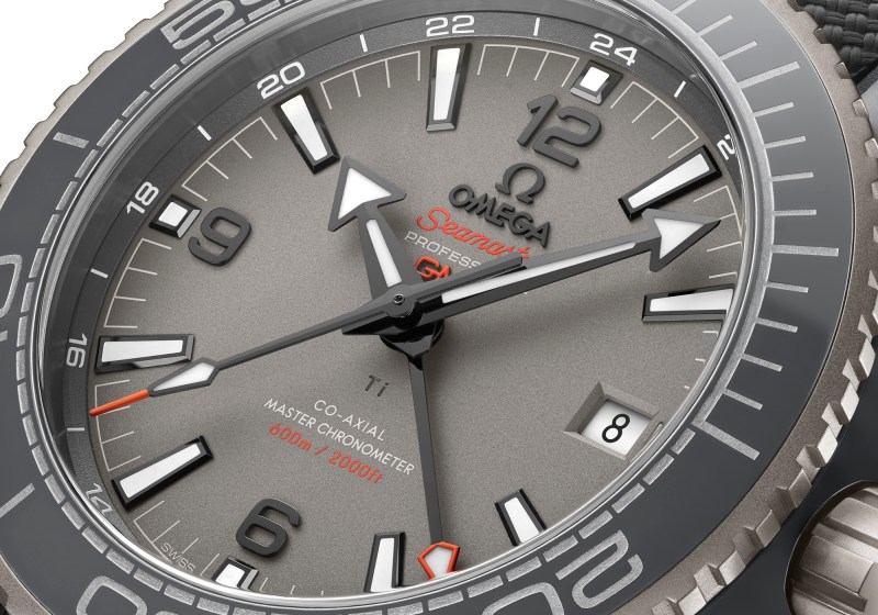 Omega Seamaster planet ocean dark grey