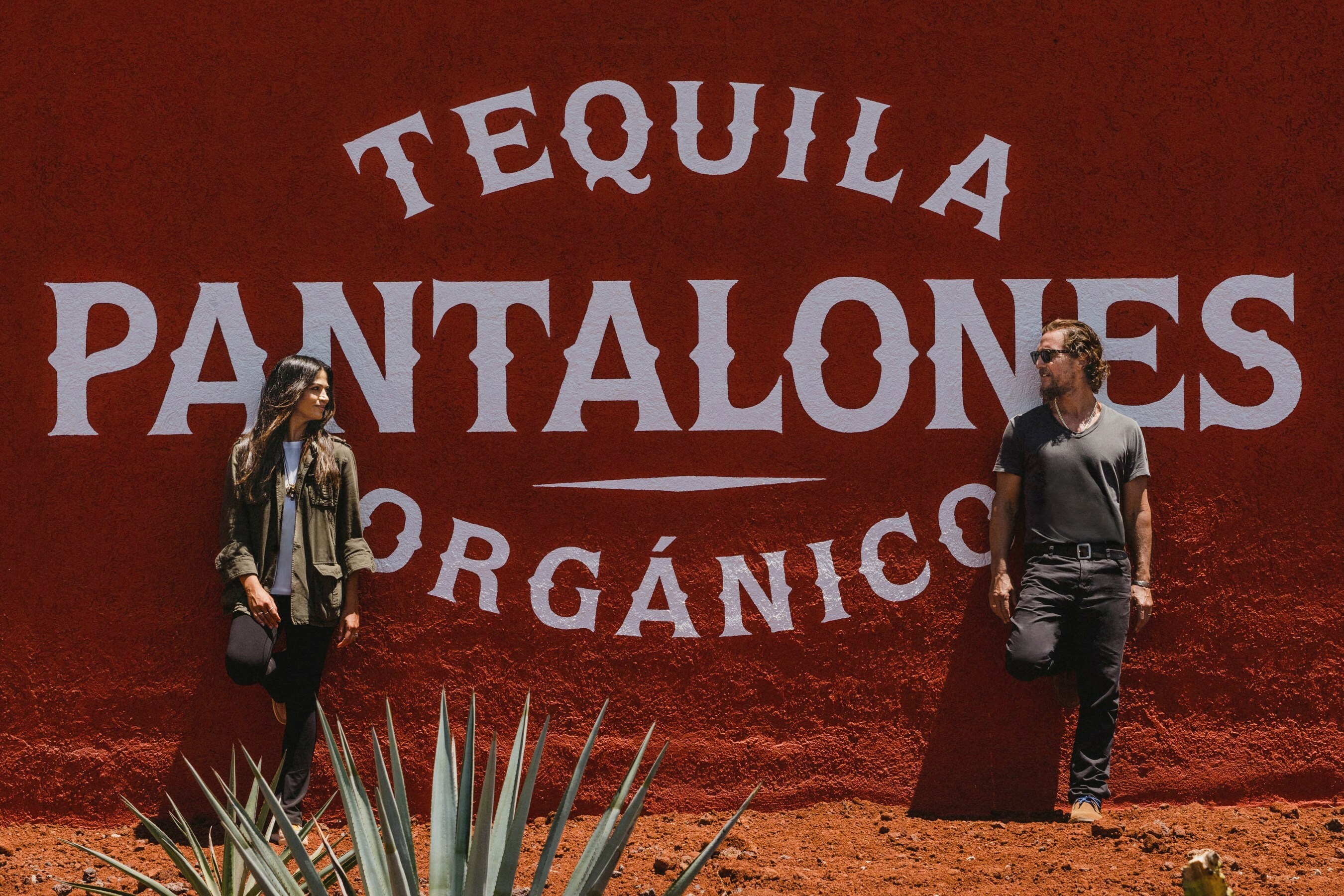 TEQUILA FINALLY GETS A KICK IN THE PANTS - MATTHEW AND CAMILA MCCONAUGHEY INTRODUCE PANTALONES ORGANIC TEQUILA