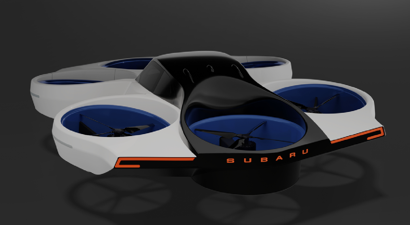 Subaru previews flying car concept that basically looks like a giant drone The Manual