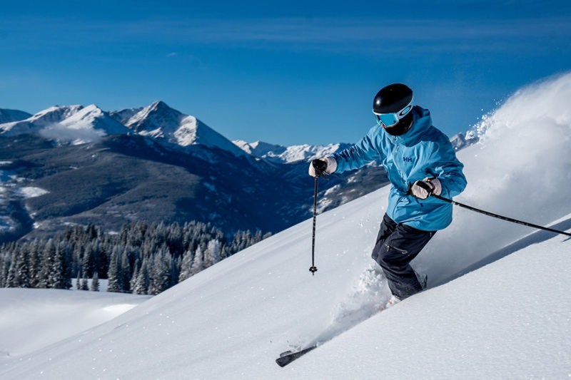 Back bowl skiing Vail Colorado