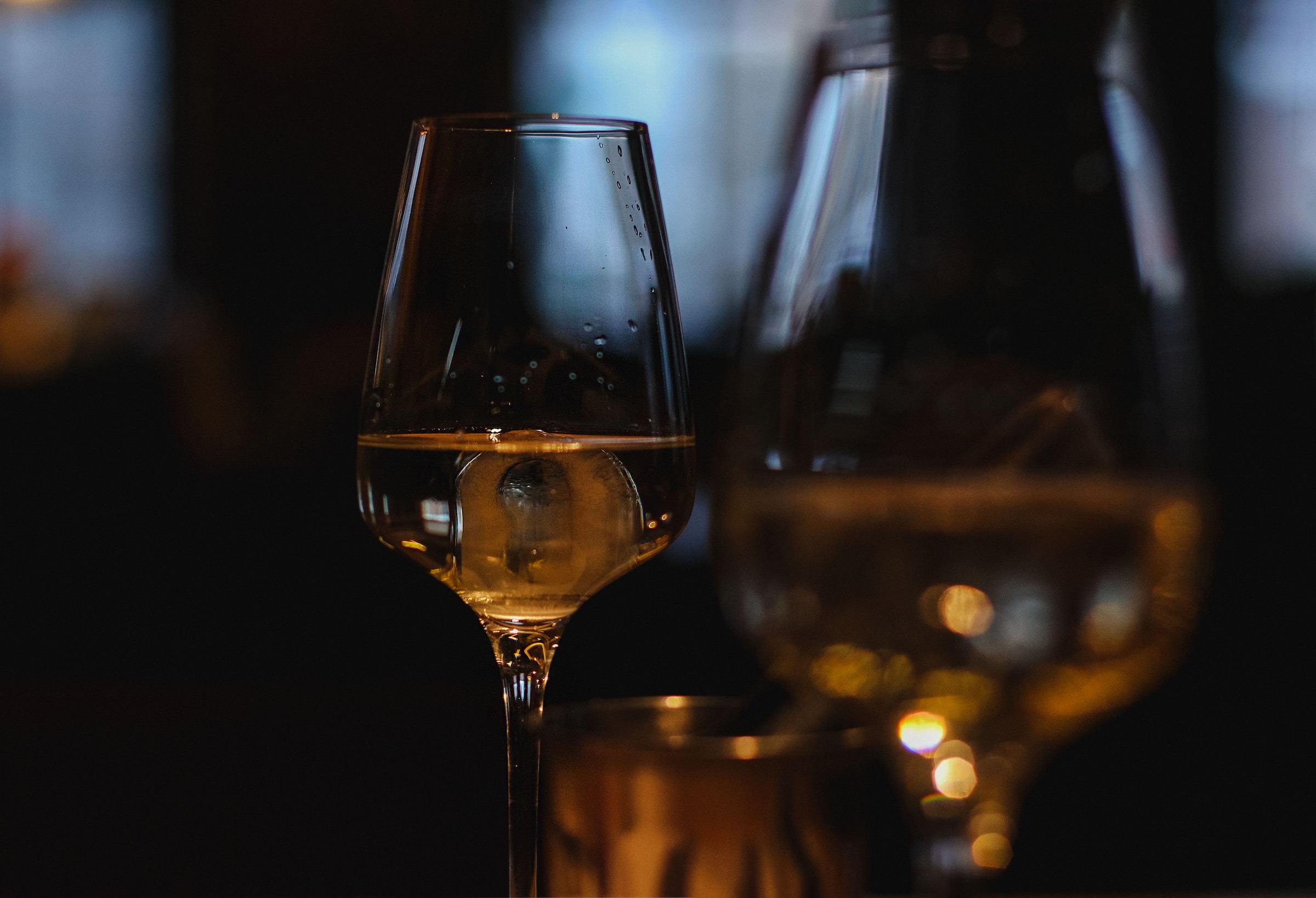 Glass of white wine
