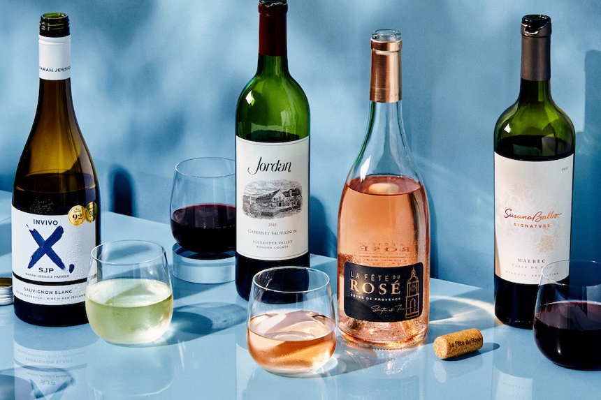 Wines available on Delta Airlines.