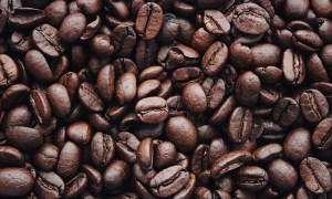 Whole coffee beans