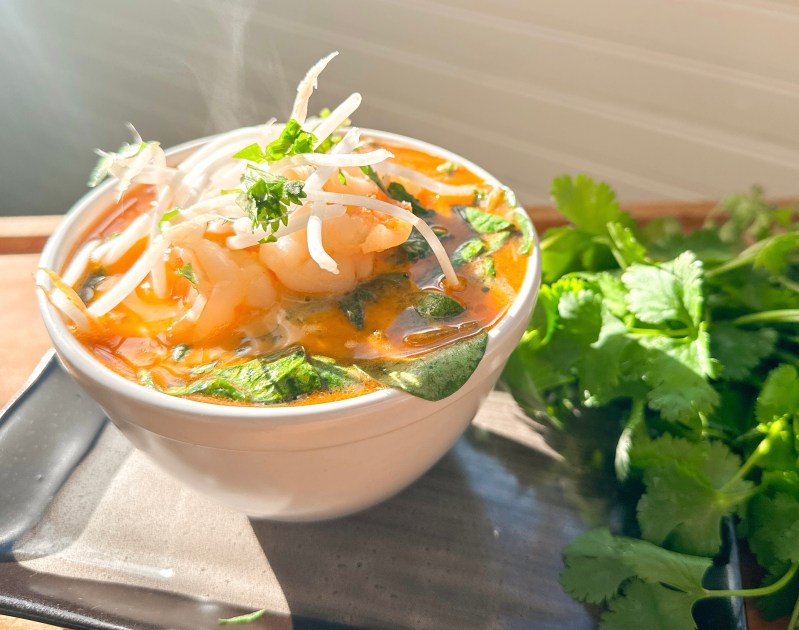 Thai shrimp soup