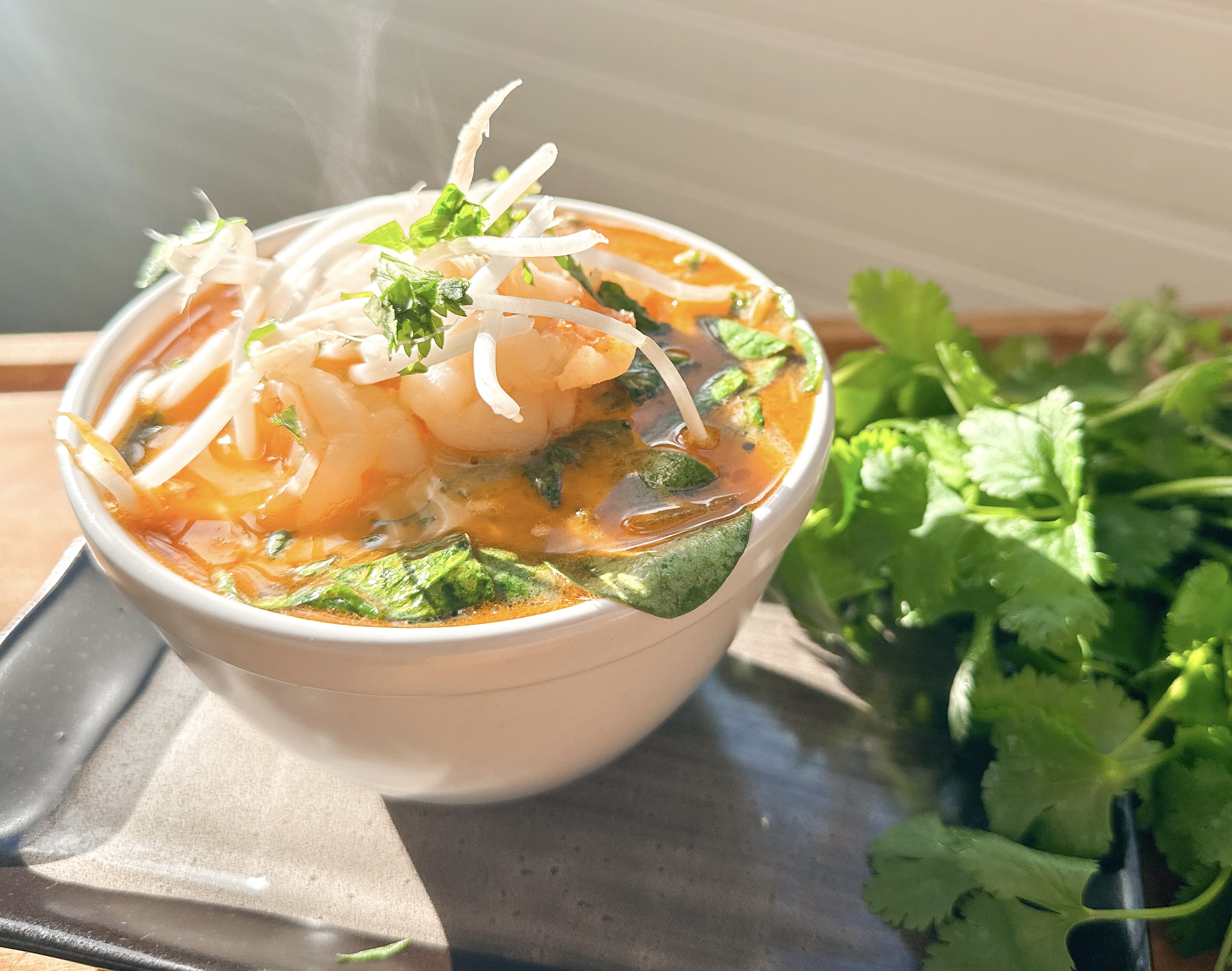 Thai shrimp soup