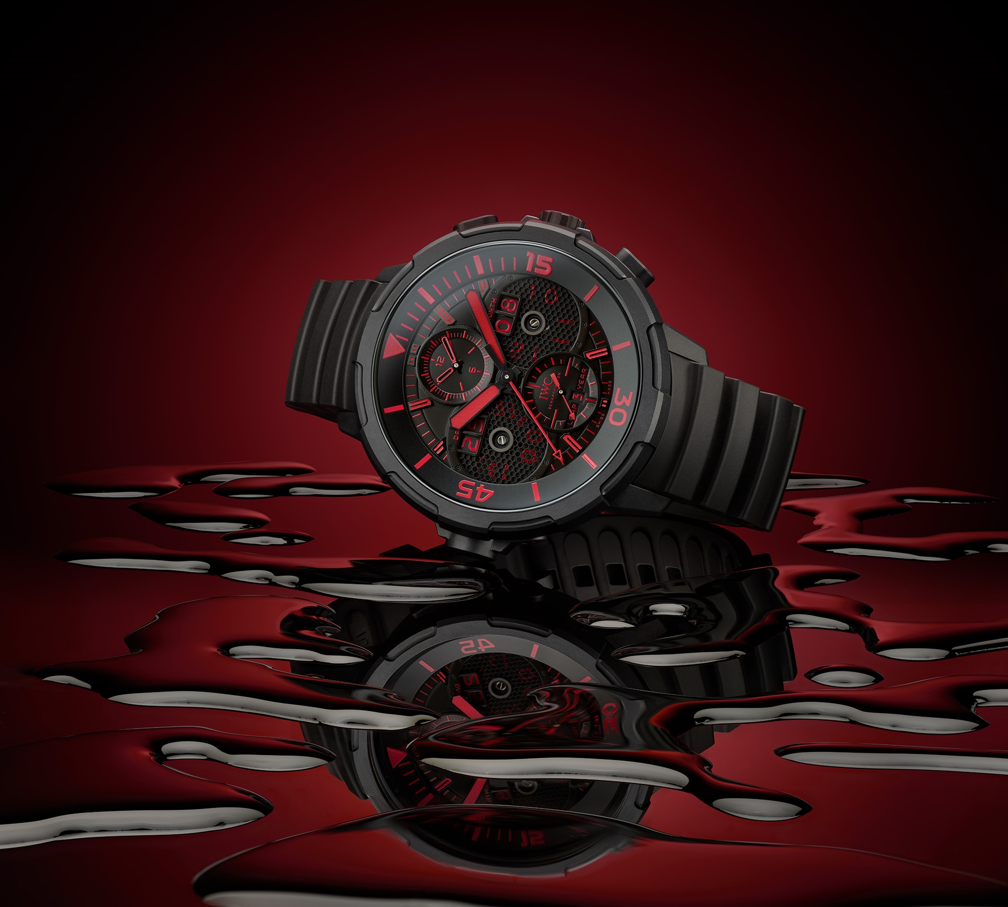 IWC Aquatimer Perpetual Calendar red