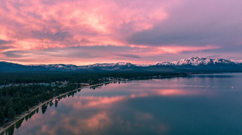 Sunrise over Lake Tahoe
