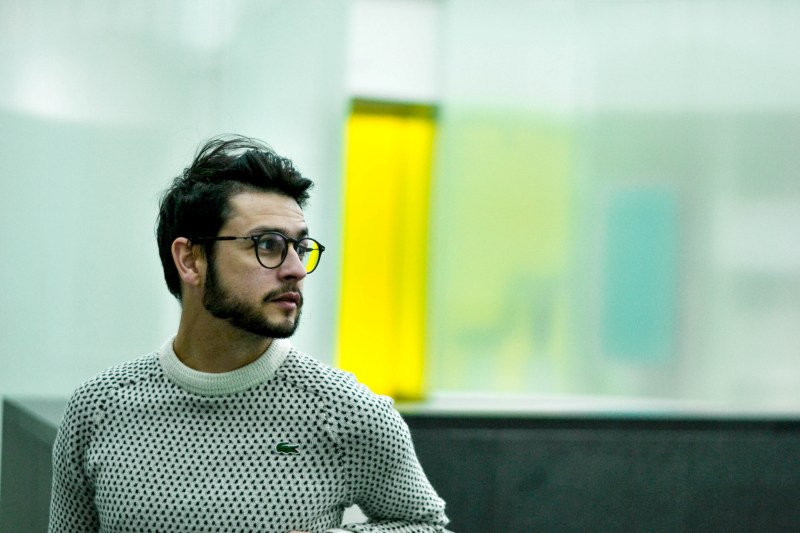Man in glasses and sweater