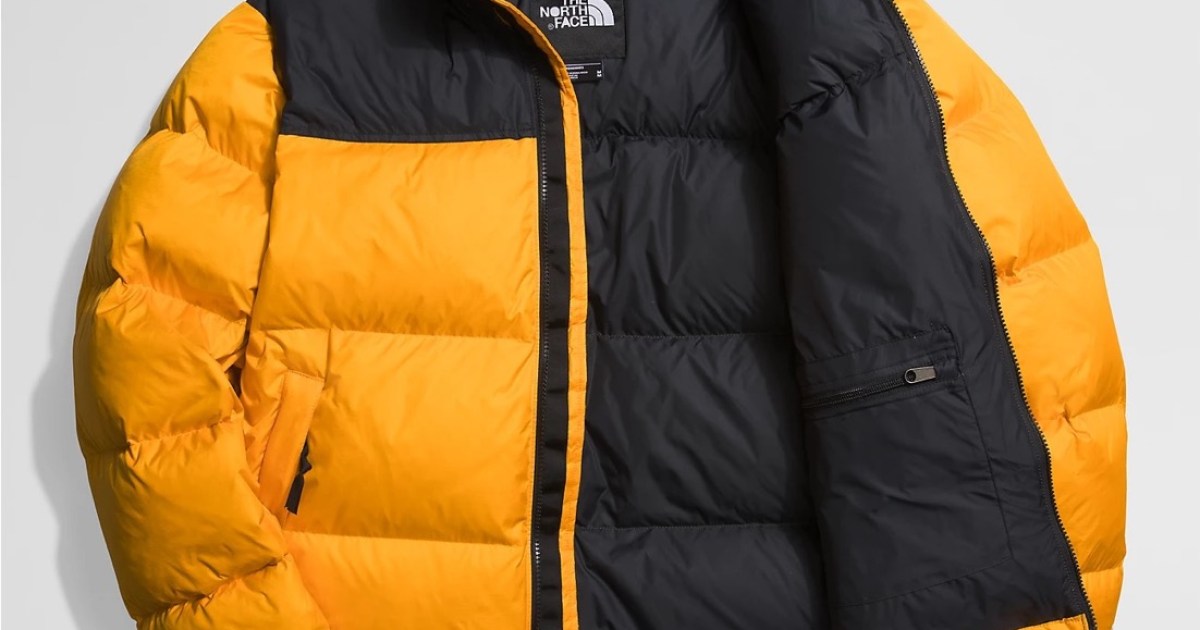 The north face 1996 retro nuptse jacket zinnia orange shop
