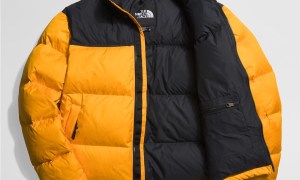The North Face Nuptse Jacket on a plain background