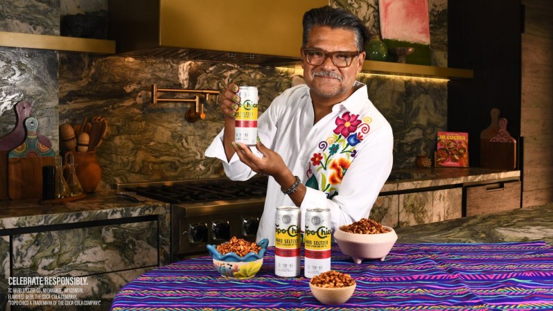 Rick Martinez with Topo Chico