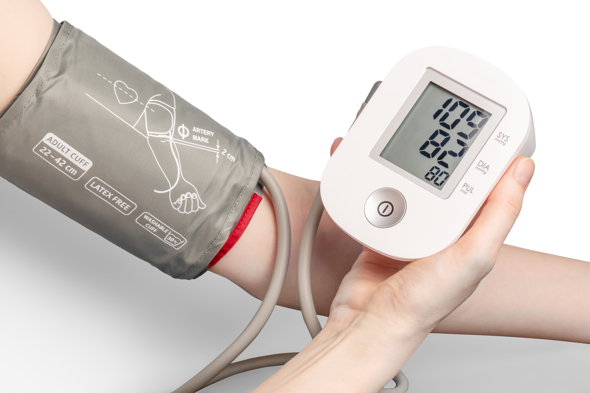 blood pressure arm machine mockup-graphics
