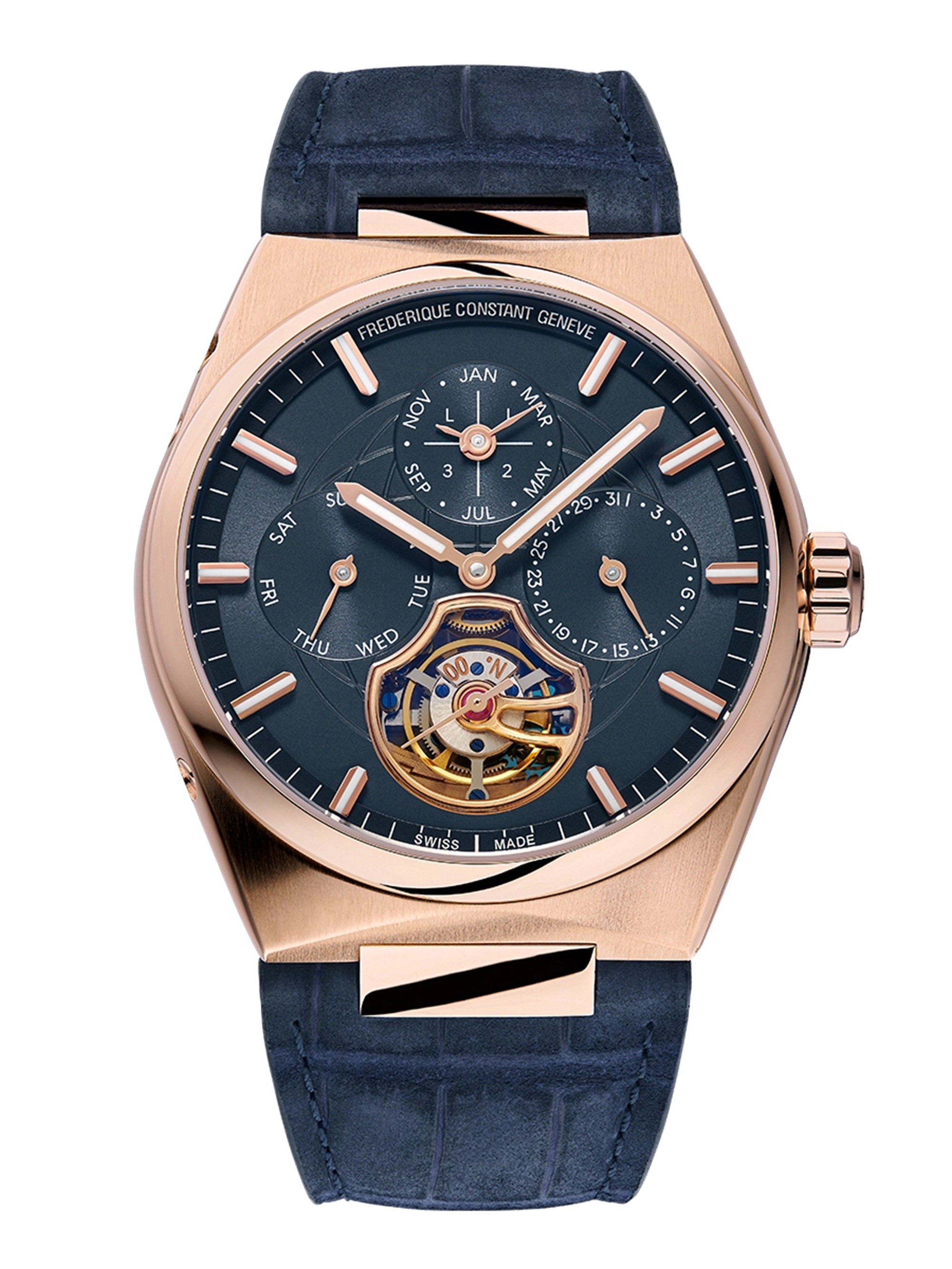 Frederique Constant Tourbillon Perpetual Calendar rose gold