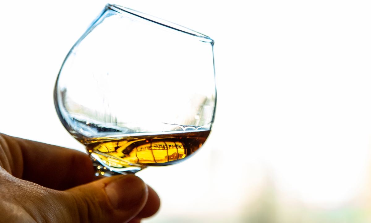 Whiskey in a glass