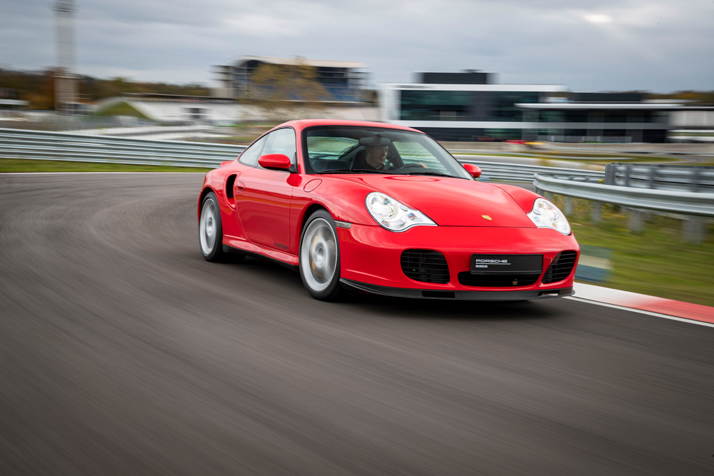 Porsche 996 on track