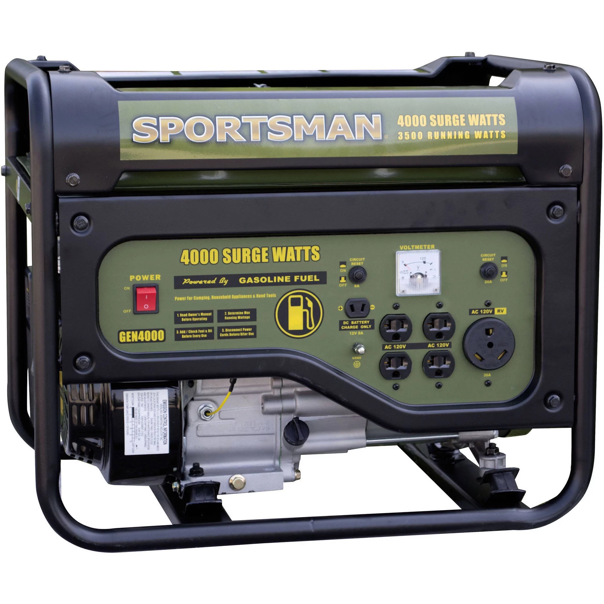 The Sportsman Gasoline 4000W Portable Generator.