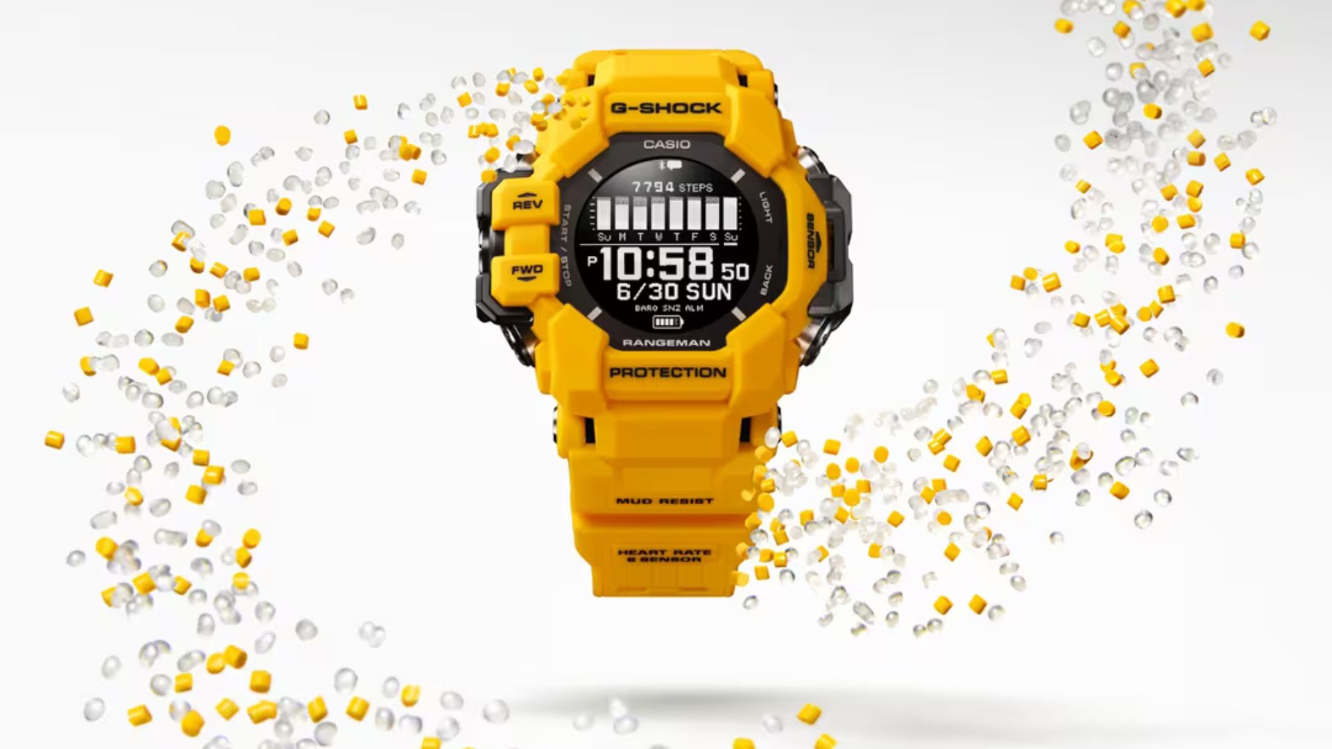 G-SHOCK RANGEMAN eco-friendly design