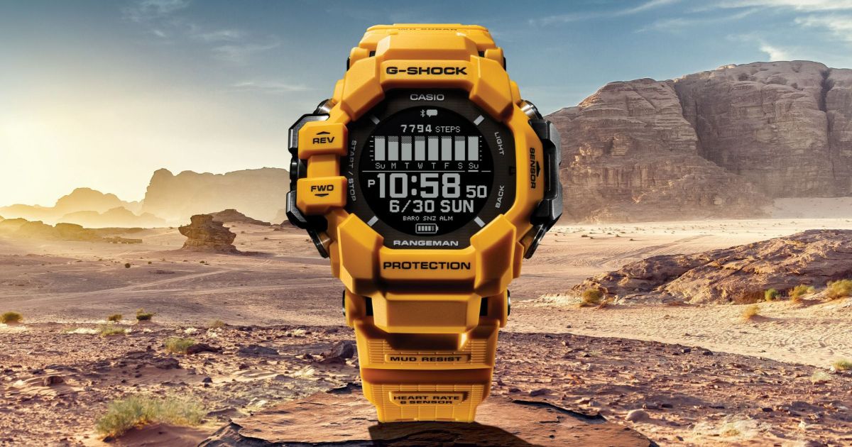 This popular G-SHOCK watch will now come with a ton of health & fitness features