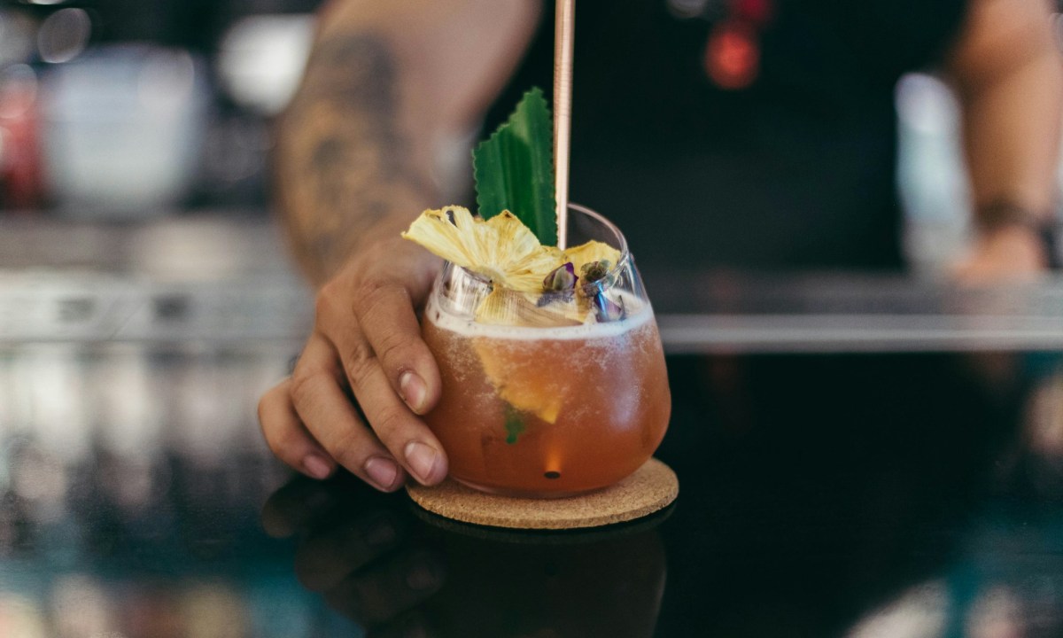 Rum cocktail