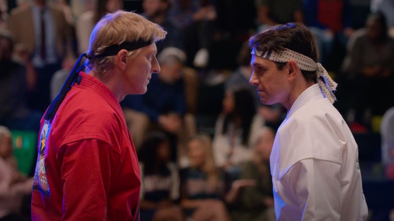 William Zabka and Ralph Macchio in Cobra Kai.