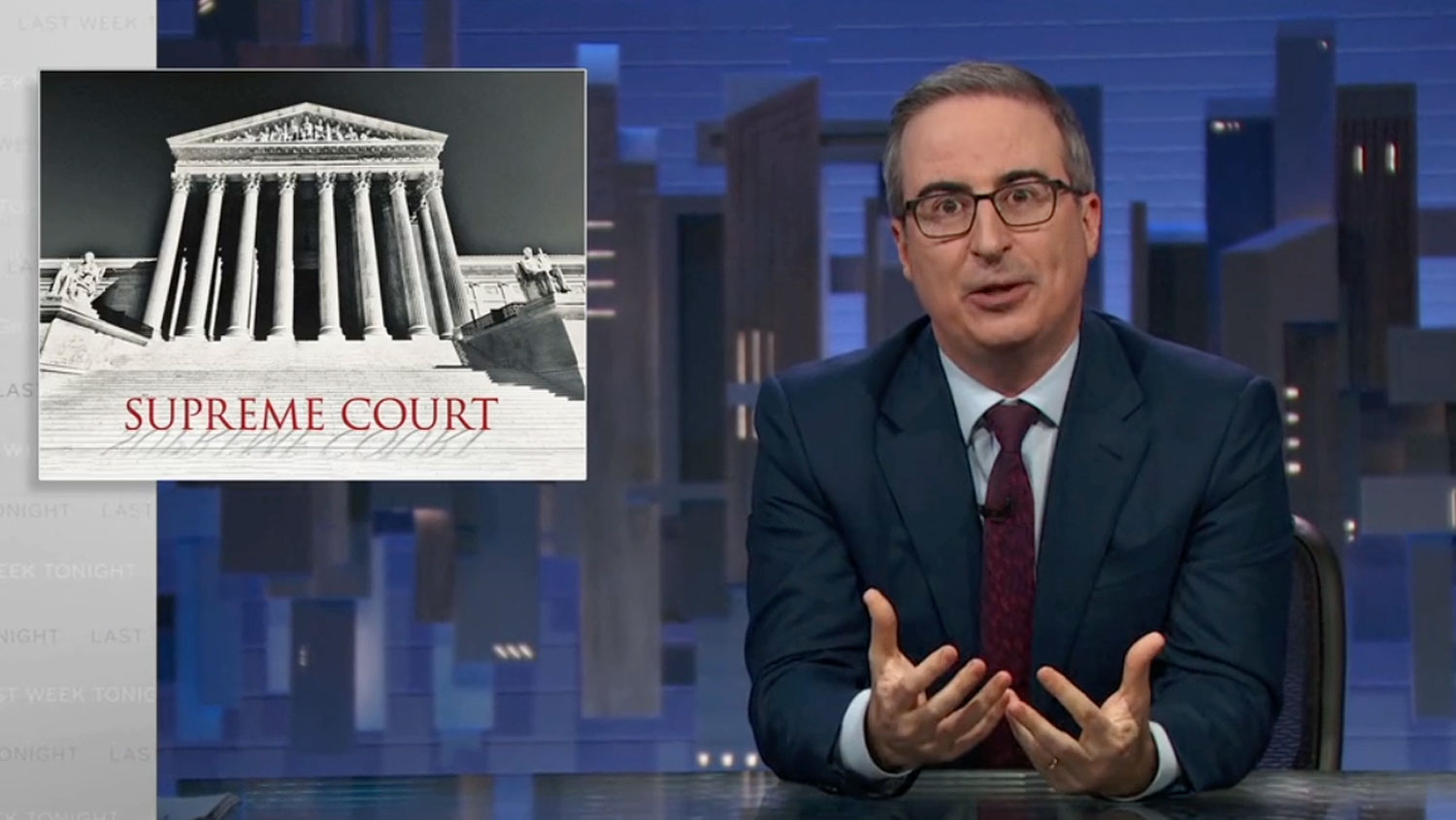 John Oliver in ‘Last Week Tonight.’