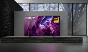Sony A8H Series frame TV in studio setting