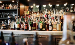 Alcohol bottles
