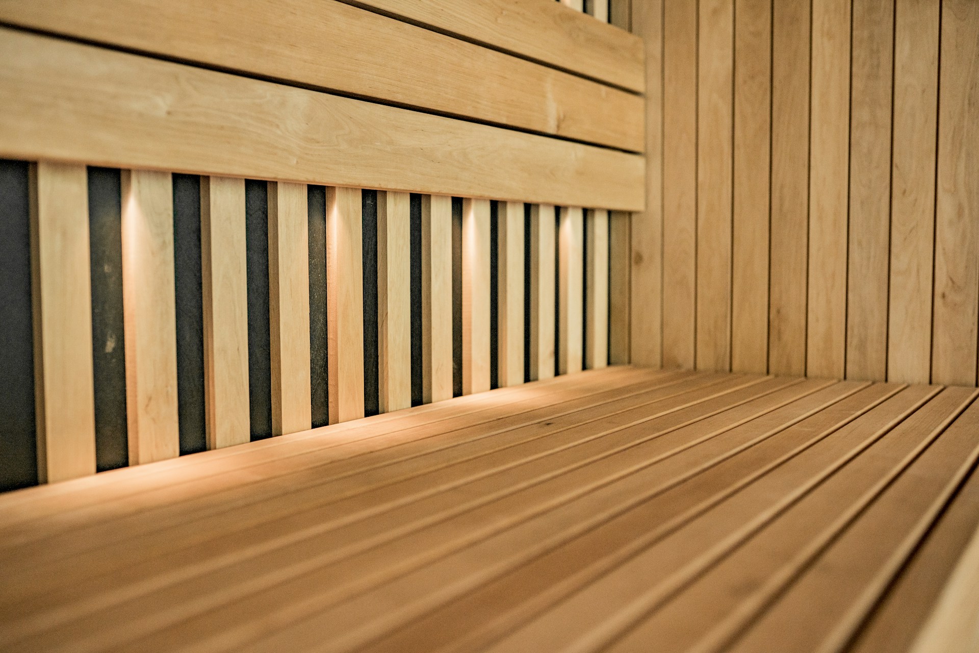 inside of infrared sauna