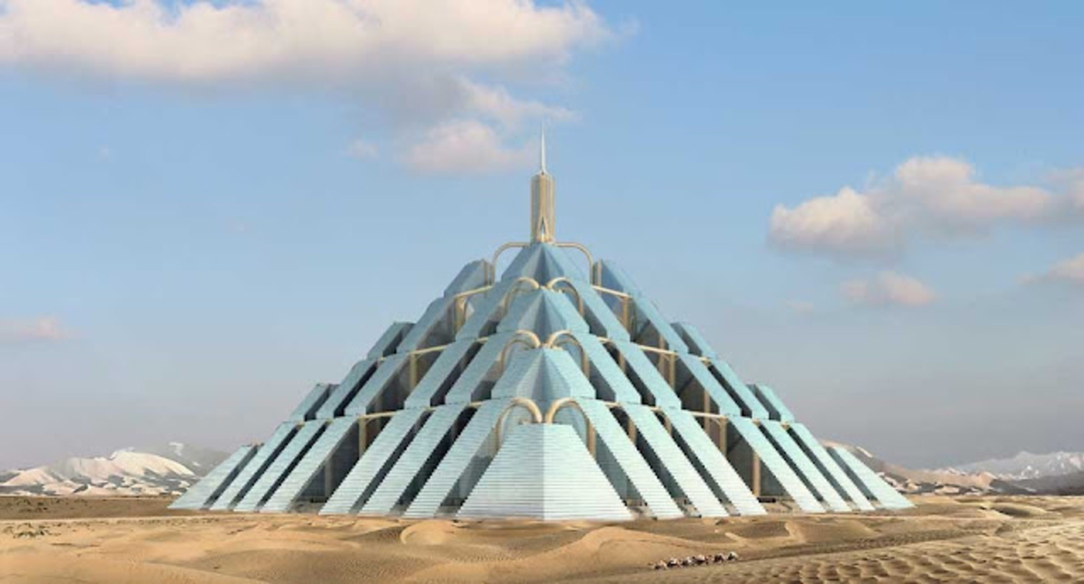 Ziggurat Pyramid in Dubai